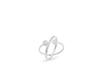 Anello Rue des Mille Donna in Argento ANZ-018 M2 CER RH - ANZ-018 M2 CER RH